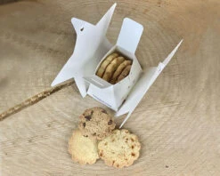 Marque Place Personnalisable Et Biscuits - Etoile De Noël