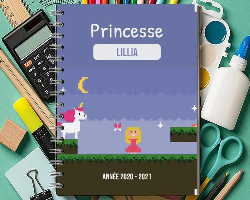 Cahier Personnalisable - Jeux Vidéo Rétro - Version Fille 1 Cahier Personnalisable - Jeux Vidéo Rétro - Version Fille