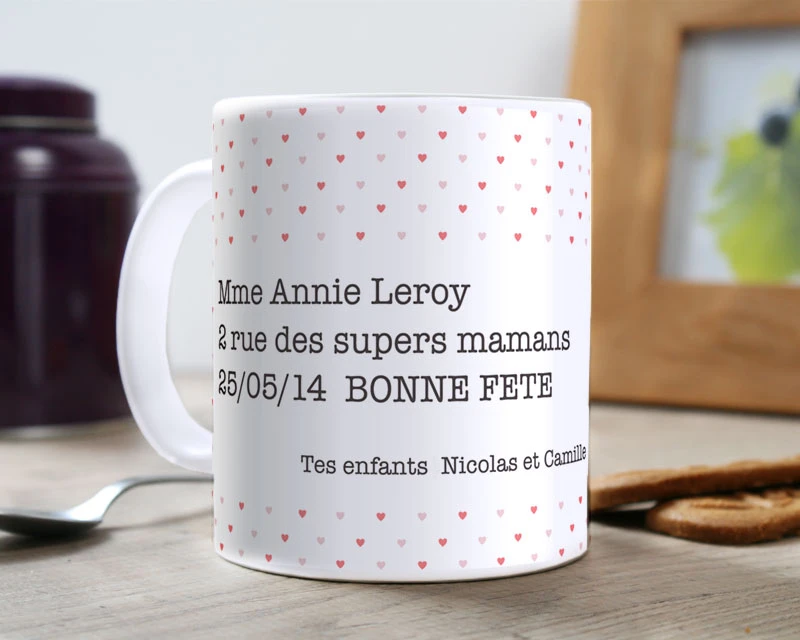 Mug Photo Personnalisé - Tendresse 1 Mug Photo Personnalisé - Tendresse