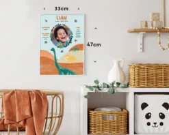 Affiche Anniversaire Enfant Personnalisée - Dinosaure -Cadeaux Boutique 0cdc805371de4dfeaf96138192bc007e7bbdfa635146a2604c1f727460e338763