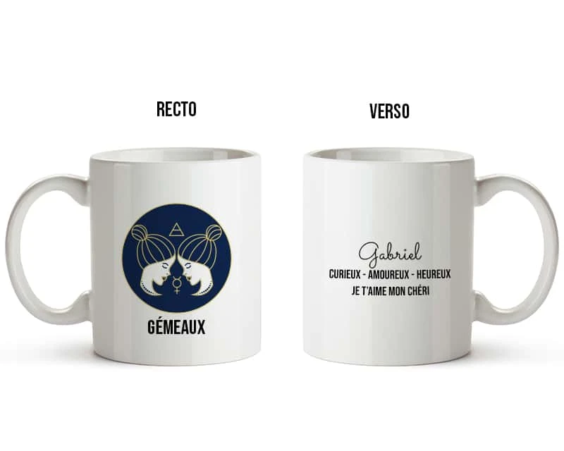 Mug Personnalisé - Signes Du Zodiaque 4 Mug Personnalisé - Signes Du Zodiaque – Image 4