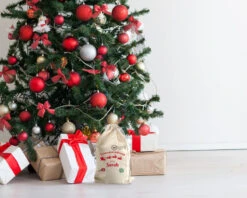 Hotte De Noël Personnalisée - Moyen 45 X 30 Cm