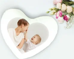 Coussin Coeur Personnalisé - Photo