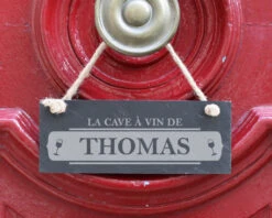 Plaque De Porte Personnalisée - La Cave à Vin De...