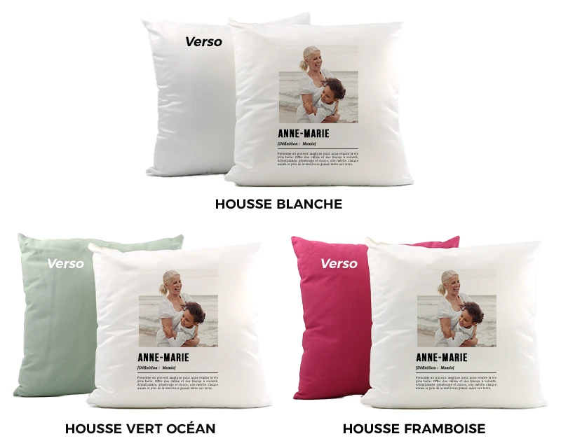 Coussin Définition Avec Photo - Mamie 3 Coussin Définition Avec Photo - Mamie – Image 3