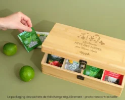 Boîte à Thé Personnalisée - Collection Première Fête Des Mères