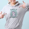 Sweat à Capuche Personnalisable - Licorne Swag