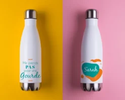 Gourde Isotherme En Inox Personnalisable - Message