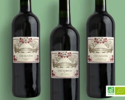 Bouteille De Vin Personnalisée - Côte Du Rhône BIO