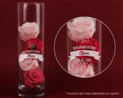 Vase Personnalisable Gravé - Collection Bougies D'anniversaire -Cadeaux Boutique 186b728957e8d5408022eeb402f78c82b25a66d1e4ea444fff5fe14195db4944