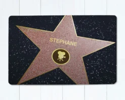 Paillasson Personnalisé - Etoile De Star -Cadeaux Boutique 1afec811bd36e615e98c05462fff987093dd2a4558556eaa433dd6f4e8f01686