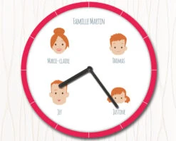 Horloge Family Circus -Cadeaux Boutique 1b2ae2d5c17a6fe8f5e10b9155777c72f3867c4e3713c163802224b63db04509