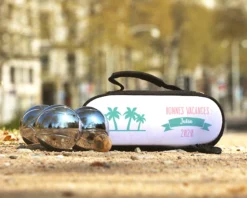 Sacoche De Pétanque Personnalisable Avec Option Triplette De Boules De Pétanque - Collection Été Palmier -Cadeaux Boutique 249bf040f76101f44c6f2f85591e2de3d10e0b6b0b0c68149d36a488b6a235637