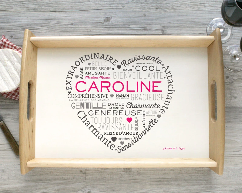 Plateau Petits Mots Pour Maman 1 Plateau Petits Mots Pour Maman