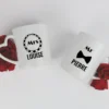 Lot De 2 Mugs Coeurs Personnalisés - Mr & Mrs