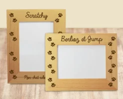Cadre En Bois Gravé Empreintes Chat -Cadeaux Boutique 29b00a41d66c083db5dbcd20d1827a0797abea9803e78262fb6ab447a7db21599