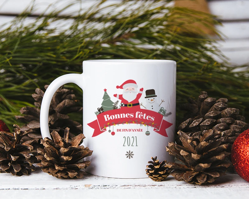 Mug Personnalisé - Joyeux Noël 3 Mug Personnalisé - Joyeux Noël – Image 3