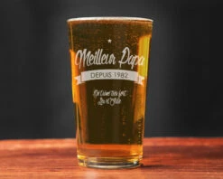 Verre à Bière Personnalisé - Meilleur Papa