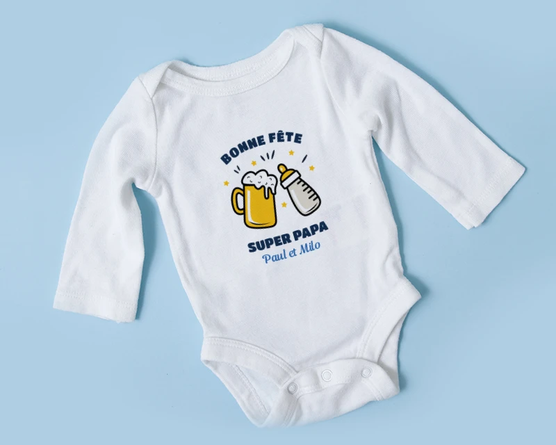 Body Bébé Personnalisé - Chacun Son Biberon ! 2 Body Bébé Personnalisé - Chacun Son Biberon ! – Image 2