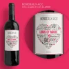 Bouteilles De Vins Mots D'Amour
