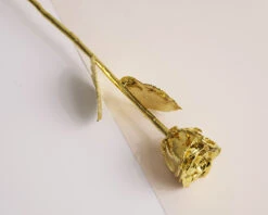 Grande Rose En Or (36 Cm) 24 Carats Dans Son écrin Personnalisé -Cadeaux Boutique 2e448a21e859e137e8a20323afcb3f997d7fcaab087d59ef8441ab08d3d037273