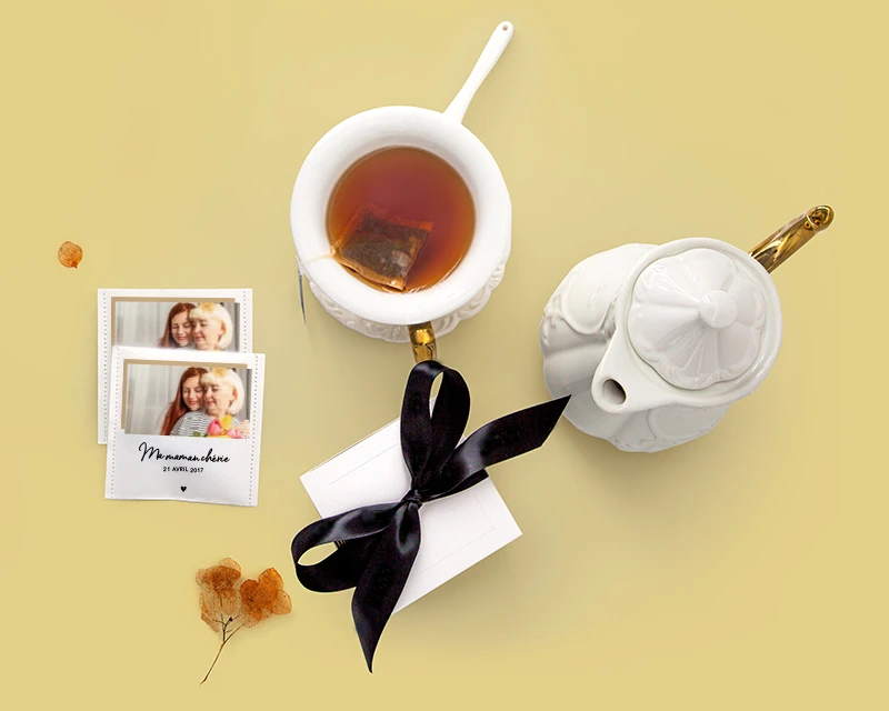 Boîte De 10 Sachets De Thé Bio Personnalisables - Photo 2 Boîte De 10 Sachets De Thé Bio Personnalisables - Photo – Image 2