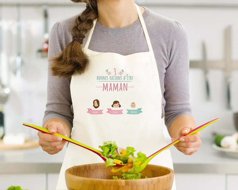 Tablier Les Bonnes Raisons D'être Maman Family Circus 4 Tablier Les Bonnes Raisons D'être Maman Family Circus – Image 4