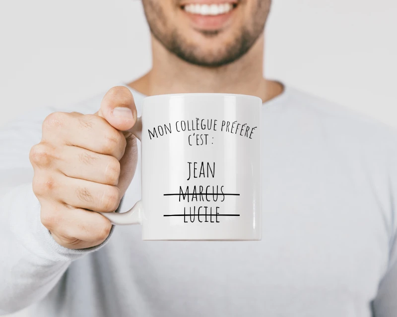 Mug Personnalisé - Collègue Préféré-e 2 Mug Personnalisé - Collègue Préféré-e – Image 2