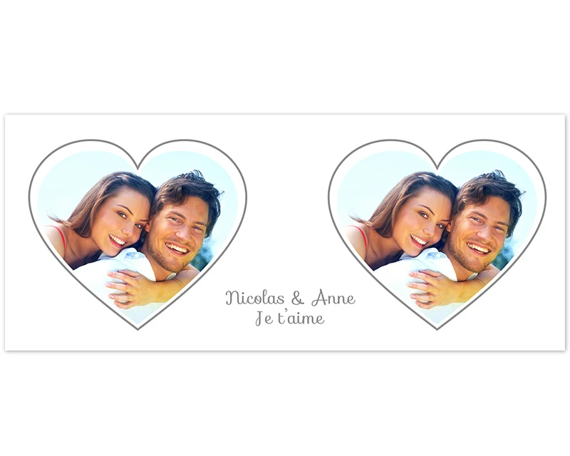 Mug Photo Personnalisé - Coeur Photo 2 Mug Photo Personnalisé - Coeur Photo – Image 2