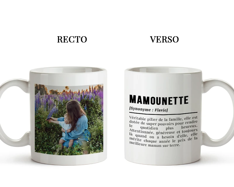 Mug Définition Avec Photo - Maman 2 Mug Définition Avec Photo - Maman – Image 2