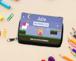 Porte-monnaie Personnalisable - Collection Jeux Vidéo Rétro - Version Fille -Cadeaux Boutique 341f88cd250c57d28fe4333808948fe6303f6dc15a622e11aa2d582c3d1022222