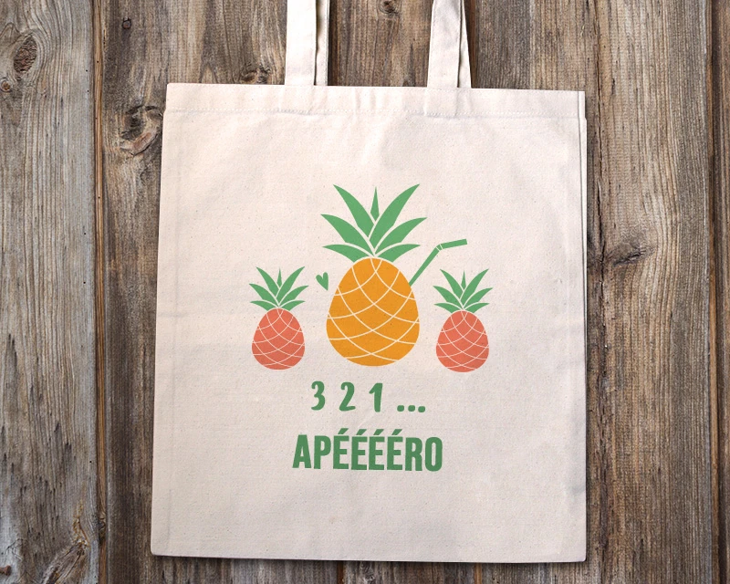 Tote Bag Personnalisé - Collection Été Ananas 2 Tote Bag Personnalisé - Collection Été Ananas – Image 2