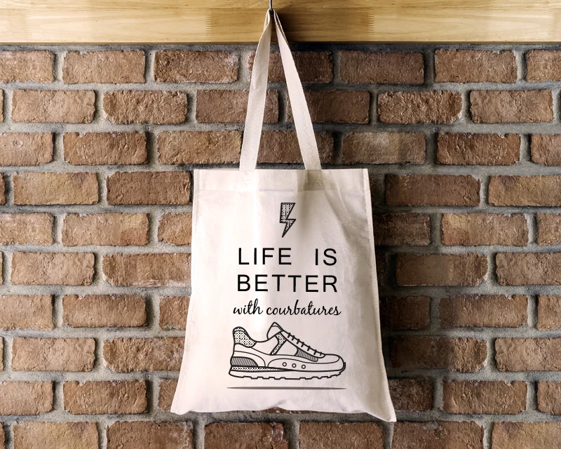 Tote Bag Personnalisable - Fitgirl - 100% Coton Naturel 3 Tote Bag Personnalisable - Fitgirl - 100% Coton Naturel – Image 3