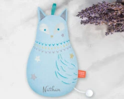 Peluche Musicale Brodée Personnalisable - Renard Bleu