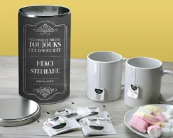 Boîte De Thés Bonheur -Cadeaux Boutique 37db8f4ea0b14dc6f27d025192d8b054a4c75efd63e692038e028124d89d21373