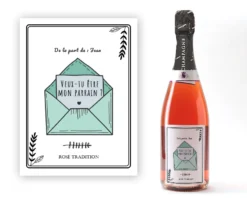 Bouteille De Champagne Rosé Personnalisable - Veux Tu être (...) ? -Cadeaux Boutique 38b60b0a4fc5466a05ac135b2abcf94d0c2649df04ed90c5e4df77c89d0531609