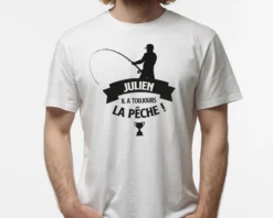 T-shirt Blanc Homme Personnalisable - Meilleur Pêcheur -Cadeaux Boutique 38cc66fc7f5b3e4a080160901c5ebe5356e25b965c80dafd1778bf65e1c12849