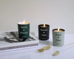Bougie Personnalisable Et Parfumée - Tendresse -Cadeaux Boutique 39aac319cd136bdb2302786cd05e78d3619eacf9eb0bf3e4ab4a86cf77a54