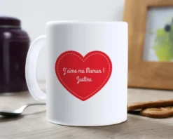 Mug Personnalisé - « J'aime Ma Maman »