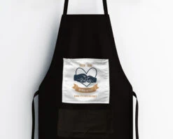 Tablier Noir Personnalisable - De Père En Fils - Fille