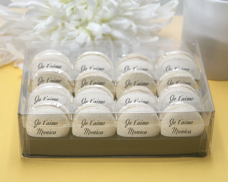 Macarons Personnalisés Message 2 Macarons Personnalisés Message – Image 2