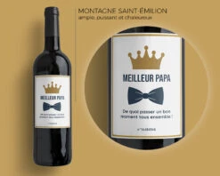 Bouteille De Vin De Bordeaux Personnalisée - Papa Royal -Cadeaux Boutique 45ef43d40959d256a981f8870a2b41fab1ff48a19f5cc15492705cb799ab2609
