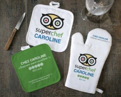 Gant Et Maniques Personnalisables - Cuisine D'Excellence -Cadeaux Boutique 470b161f413b71cc2e68e658635e224969bfa7977bea2a995abc38999a452877