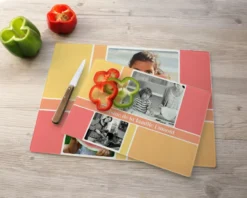 Planche à Découper En Verre Multi-photos