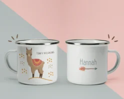 Tasse En émail Personnalisée - Funky Lama