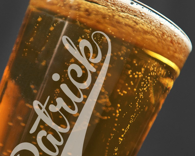 Verre à Bière Personnalisé - Prénom 3 Verre à Bière Personnalisé - Prénom – Image 3