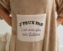 Couverture à Manches Personnalisable - J'peux Pas, J'ai...