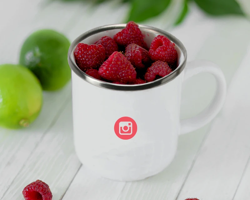 Tasse En émail Personnalisée - Instamoment 2 Tasse En émail Personnalisée - Instamoment – Image 2