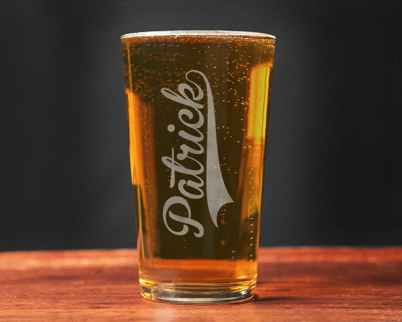 Verre à Bière Personnalisé - Prénom 1 Verre à Bière Personnalisé - Prénom