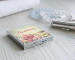 Miroir De Sac Personnalisable - Avec Son Bracelet Liberty